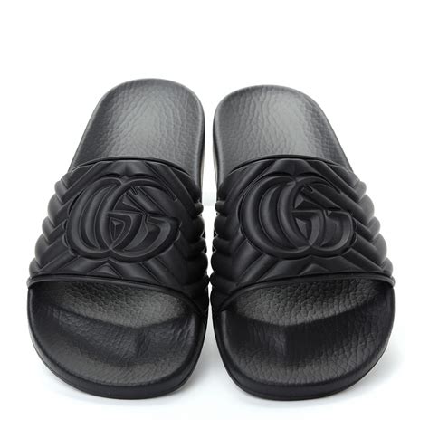 gucci women's matelasse rubber slides|Gucci slides women's nordstrom.